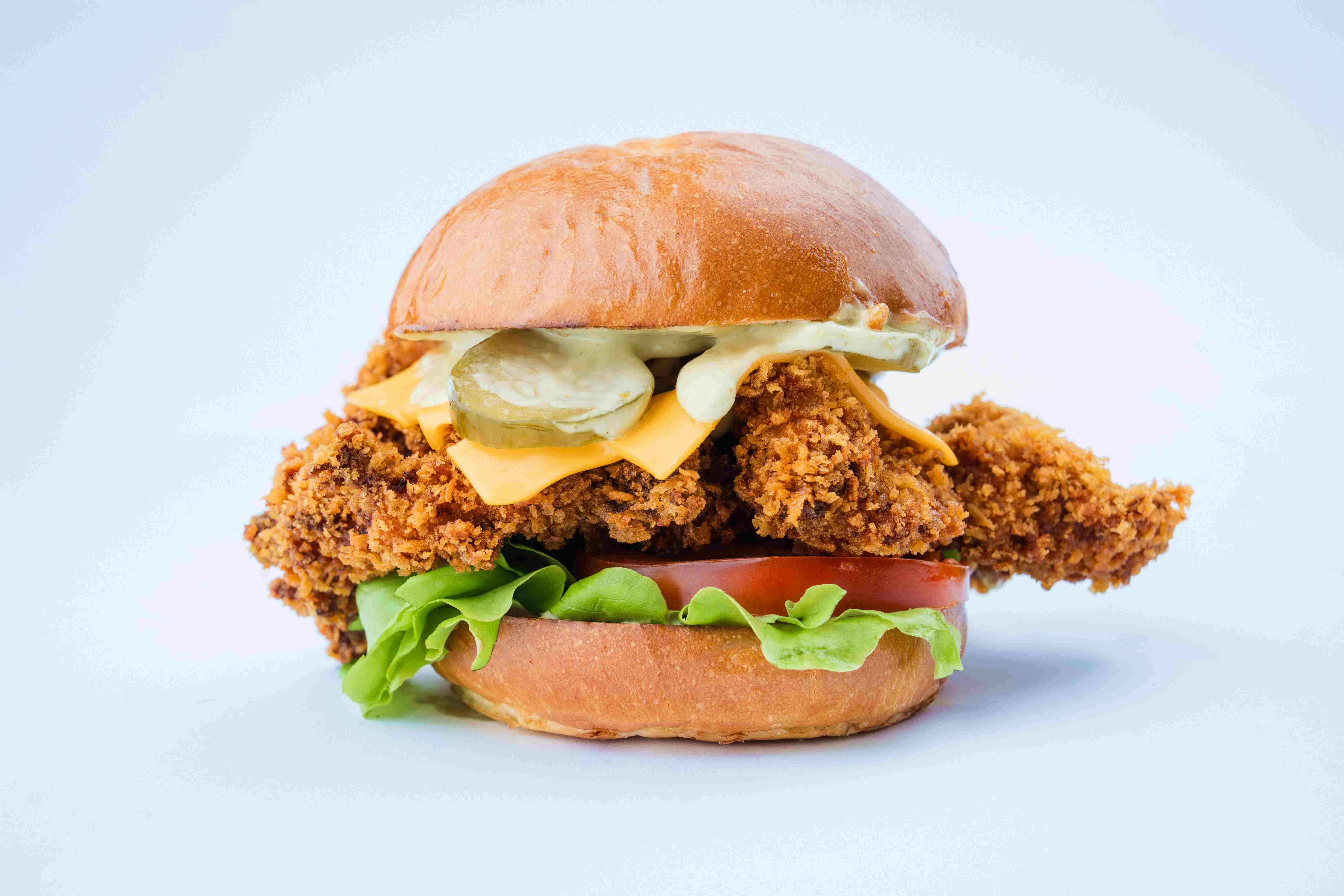 Chicken Schnitzel Burger