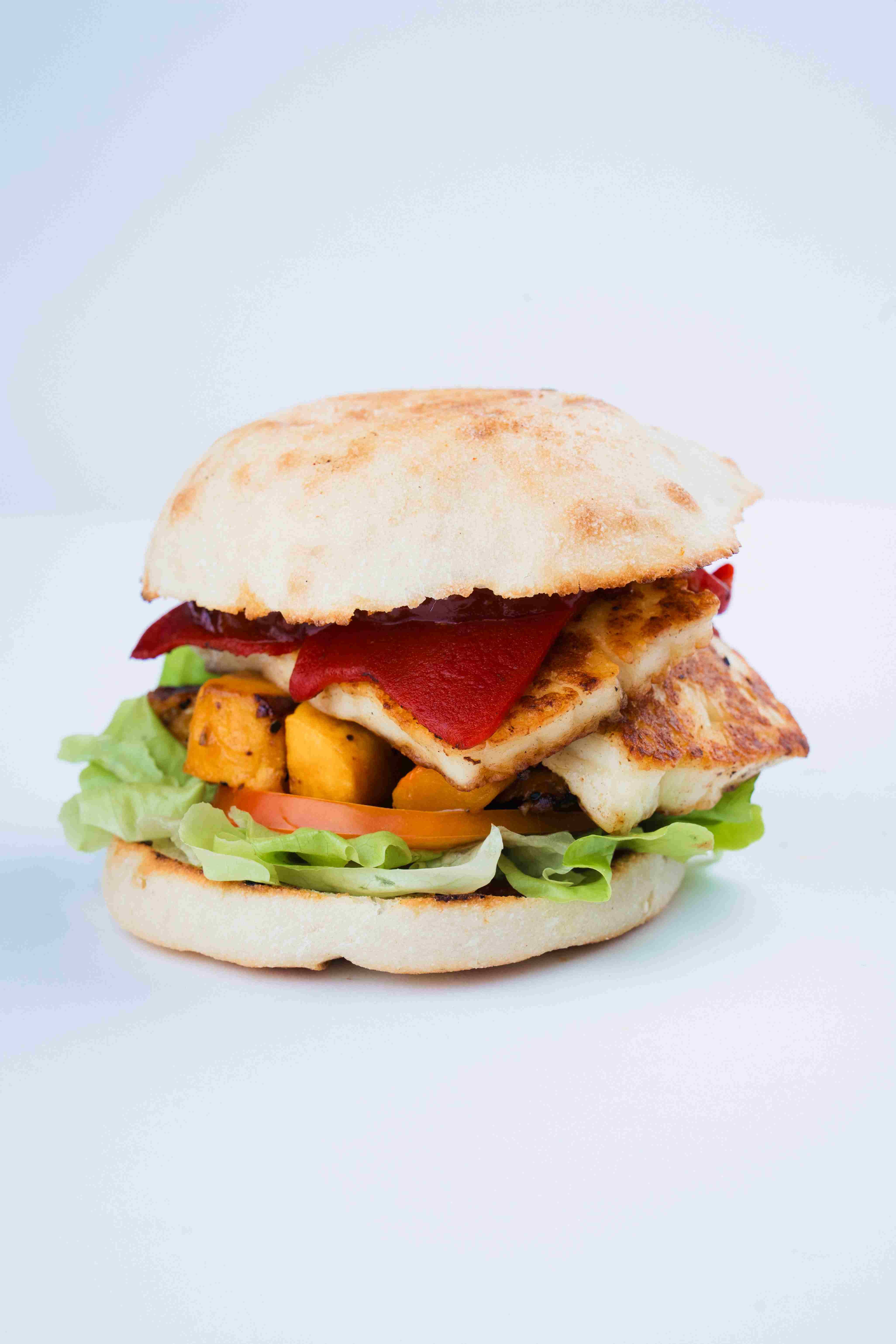 Halloumi & Pumpkin Burger